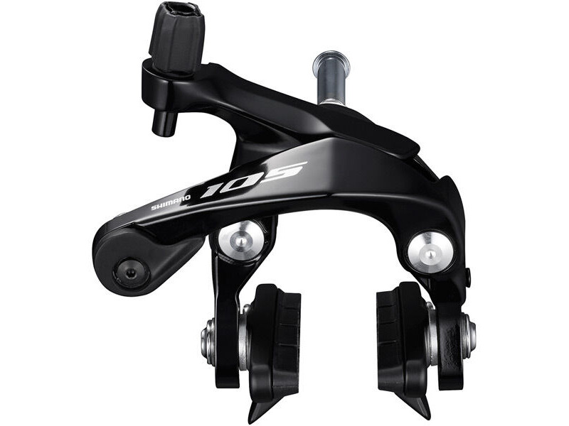 Shimano BR-R7000 105 brake callipers, 49 mm drop, black, front click to zoom image
