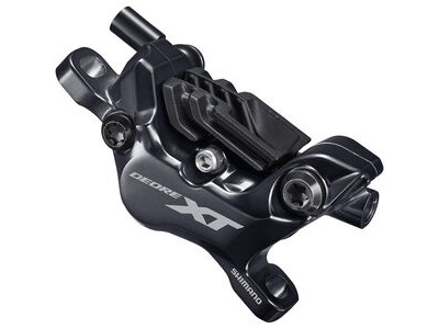 Shimano BR-M8120/BL-M8100 XT 4 pot bled brake lever/post mount calliper, front right